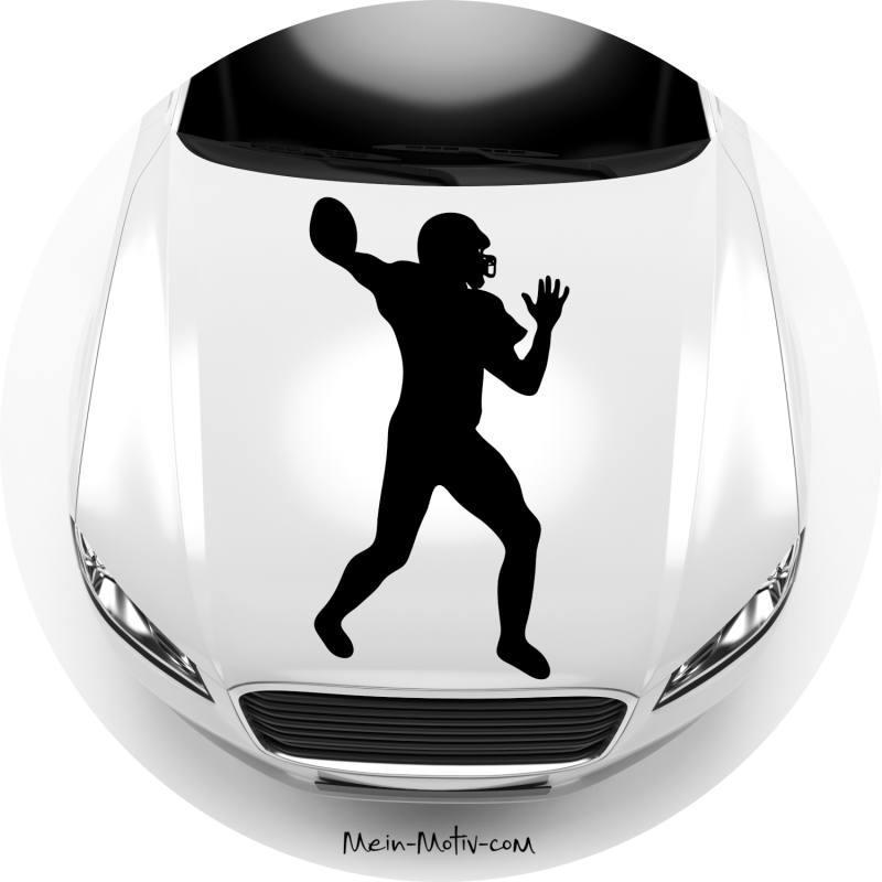 Preview: Aufkleber 10012 American Football Silhouette